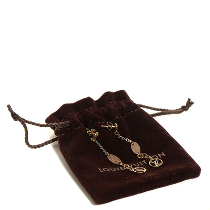 Louis Vuitton Logomania Earrings Gold 6 of 6