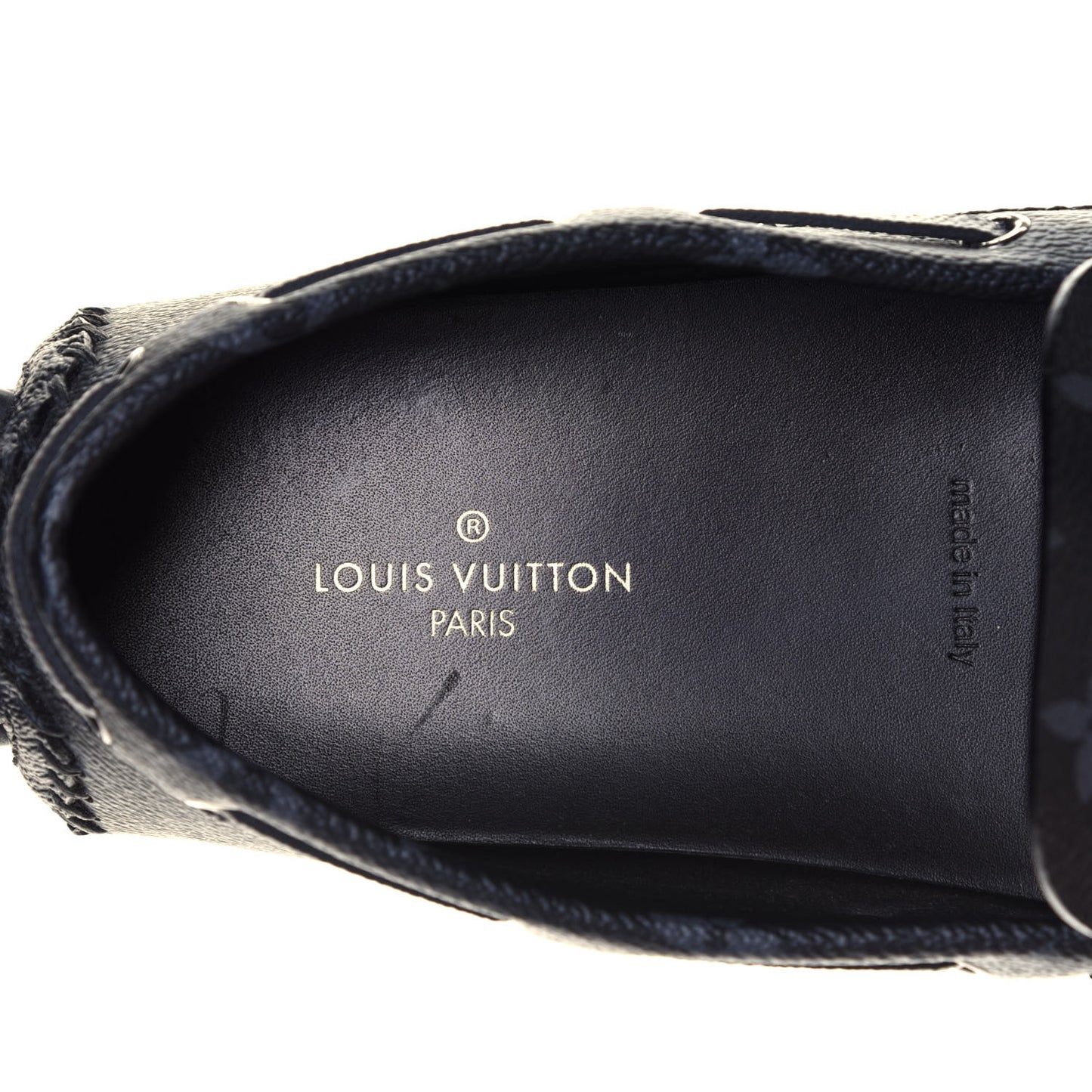Monogram Eclipse Mens Arizona Car Shoe Moccasin Loafers 9.5
