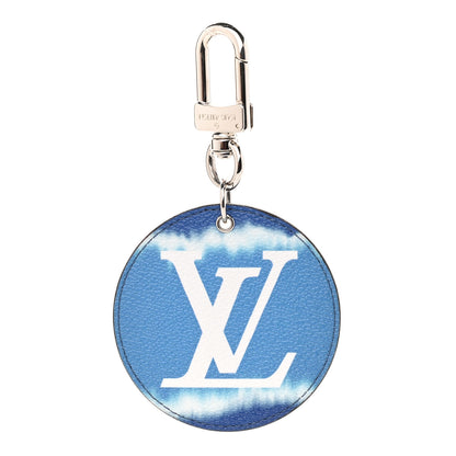 Louis Vuitton Monogram Escale Bag Charm Key Holder Blue 1 of 3