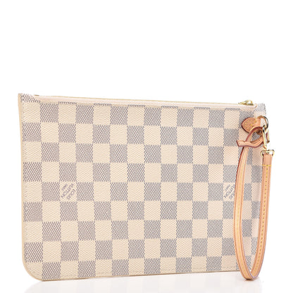 Louis Vuitton Damier Azur Neverfull MM GM Pochette 3 of 7
