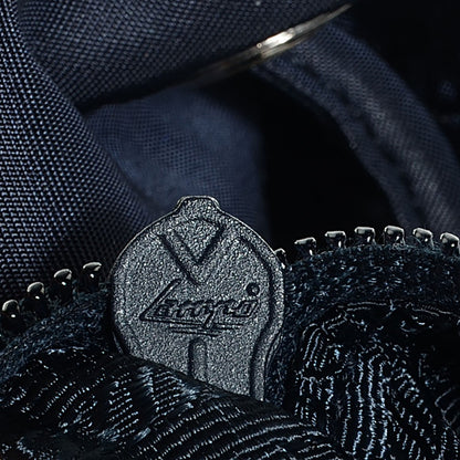 Prada Tessuto Nylon Vela Medium Backpack Blue 9 of 10