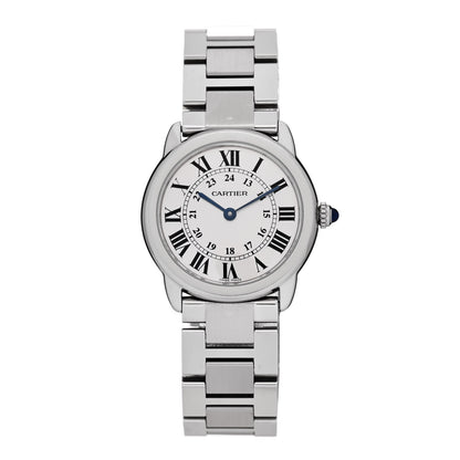 Cartier Stainless Steel 29mm Ronde Solo Quartz Watch 1 of 5