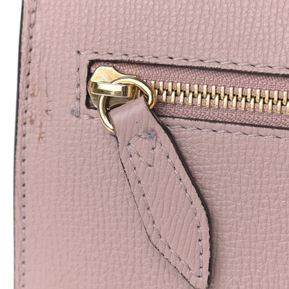 Burberry Derby Calfskin House Check Small Macken Crossbody Bag Pale Orchid 14 of 14