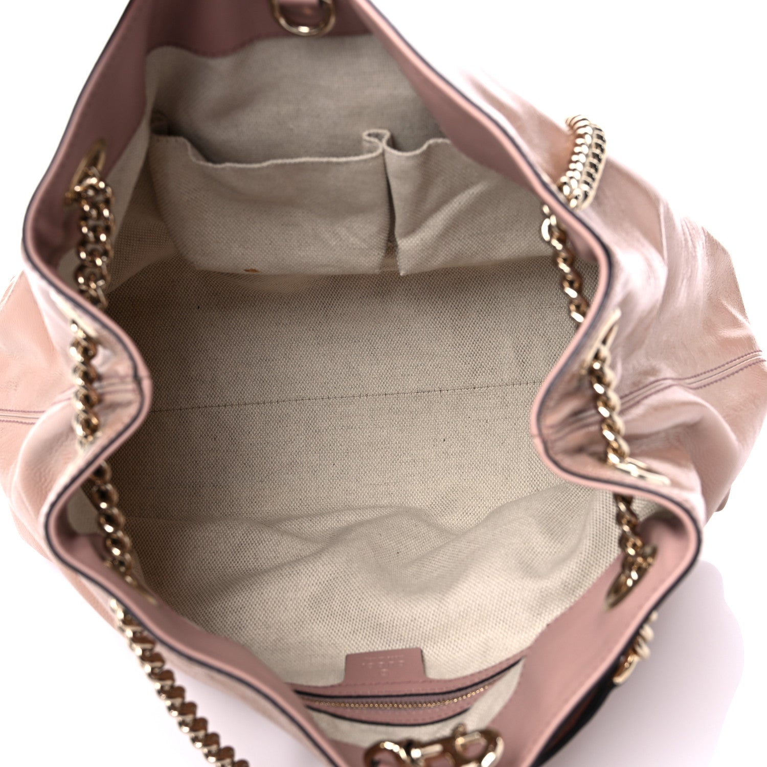 Gucci Patent Medium Soho Chain Shoulder Bag Dark Cipria 5 of 19
