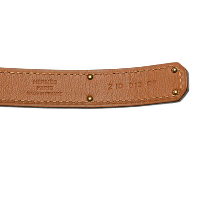 Hermes Epsom Kelly Belt White 3 of 4