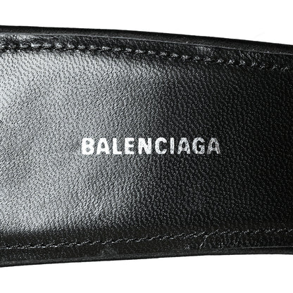 Balenciaga Velvet Crystal Square Knife Bow Mule Sandals 35 Black 8 of 8