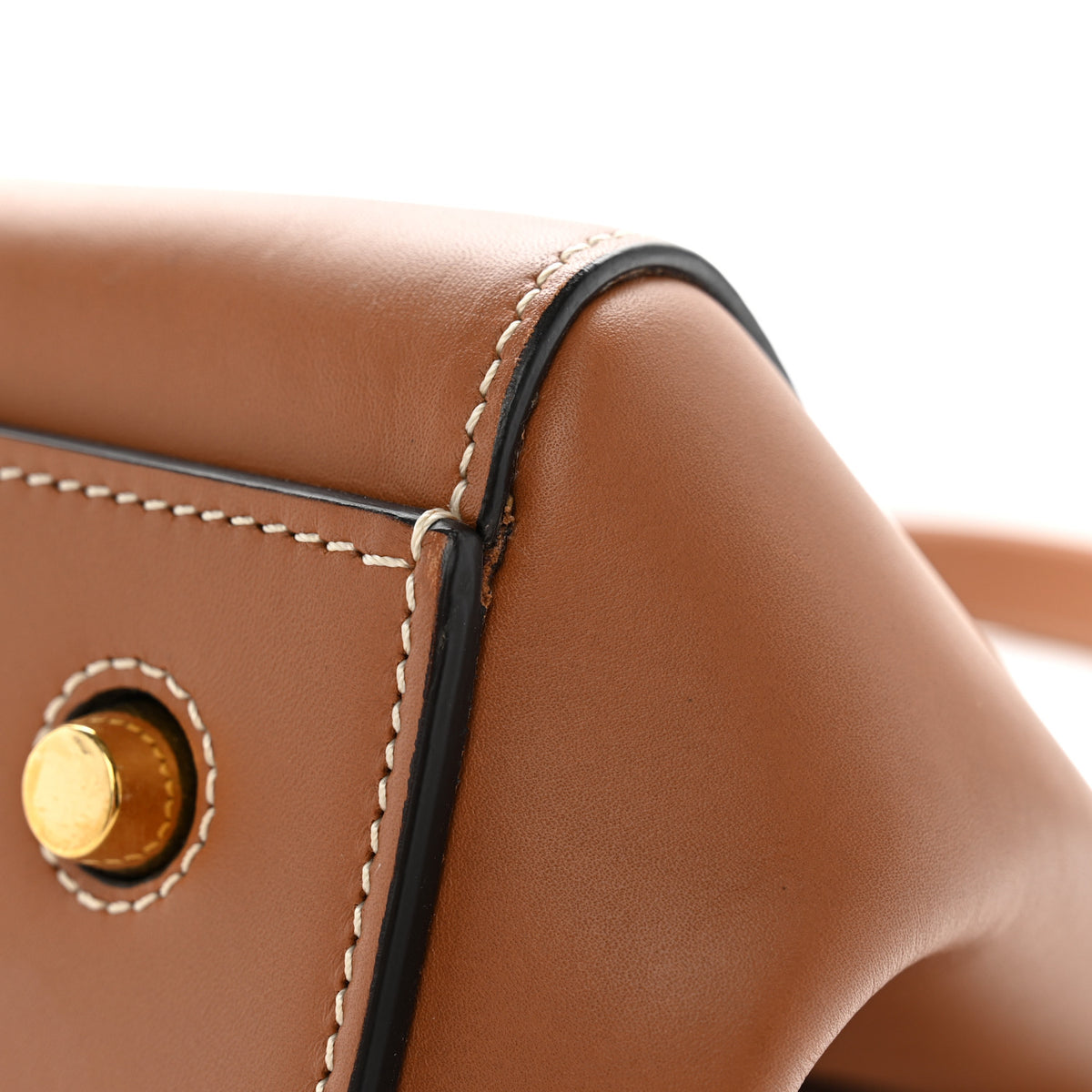 Celine Smooth Calfskin Medium Edge Shoulder Bag Camel 11 of 11
