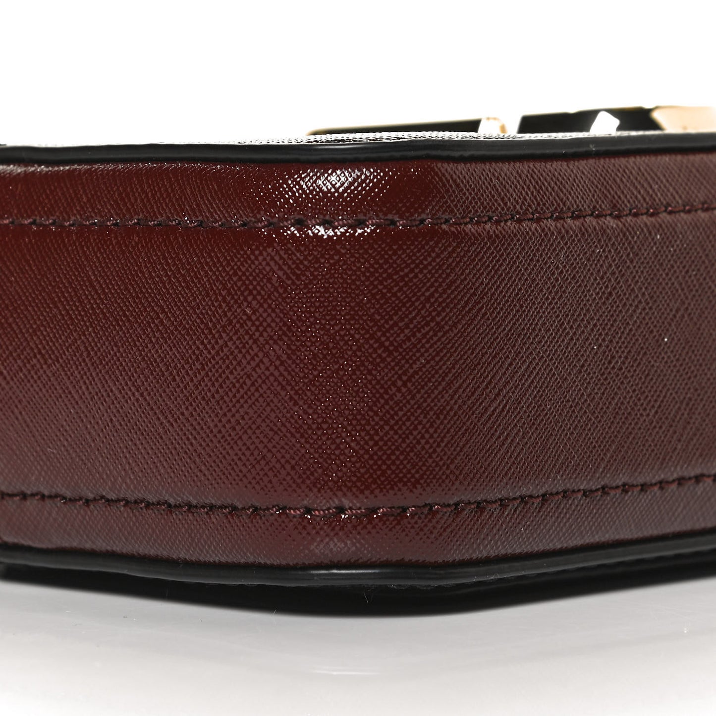 Saffiano Small Snapshot Camera Bag Black Multi