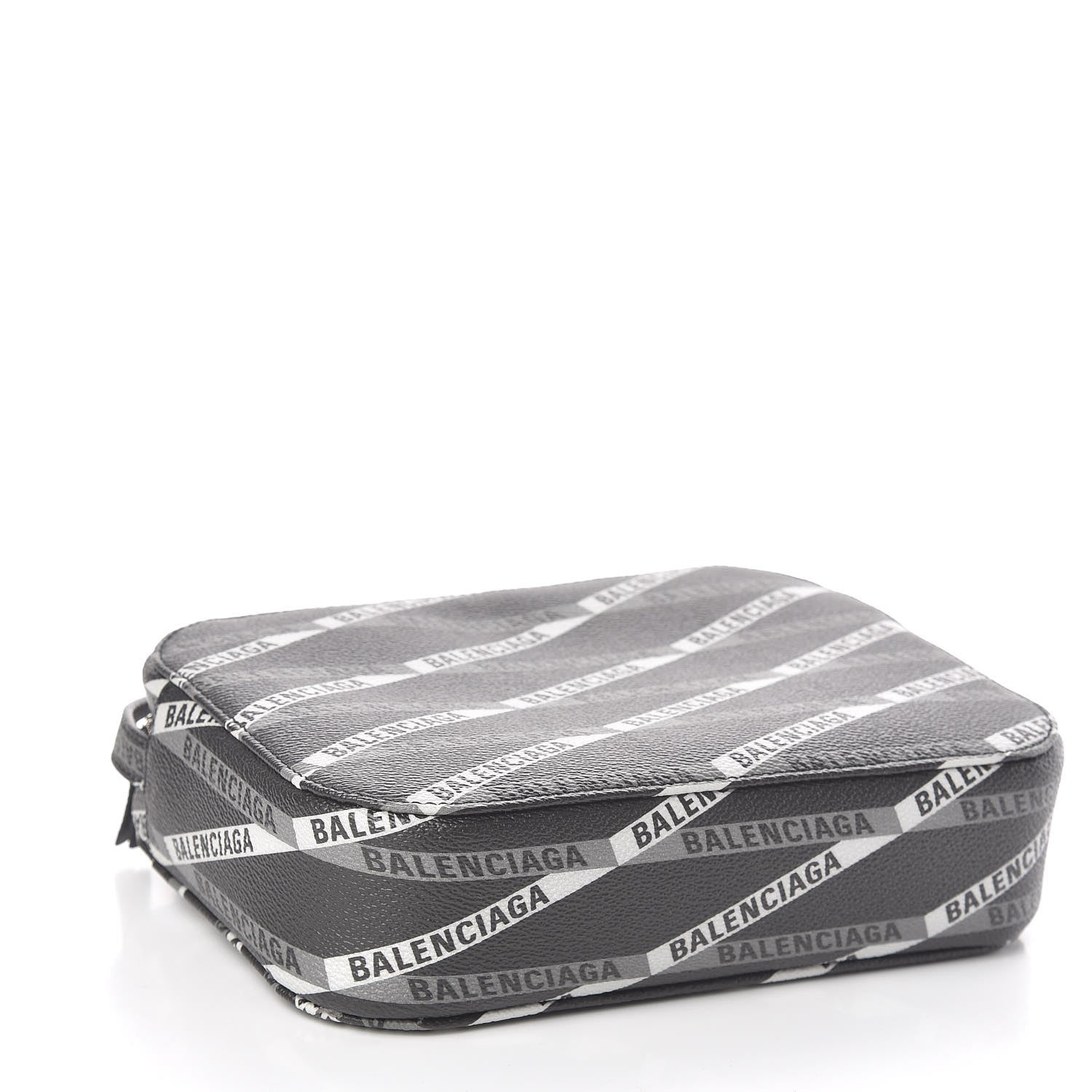 Balenciaga Coated Canvas Losange Monogram S Camera Bag Black Grey 4 of 9