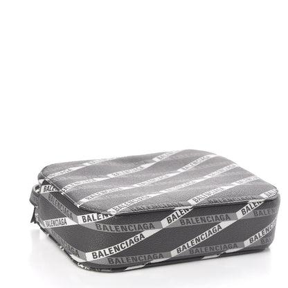 Balenciaga Coated Canvas Losange Monogram S Camera Bag Black Grey 4 of 9