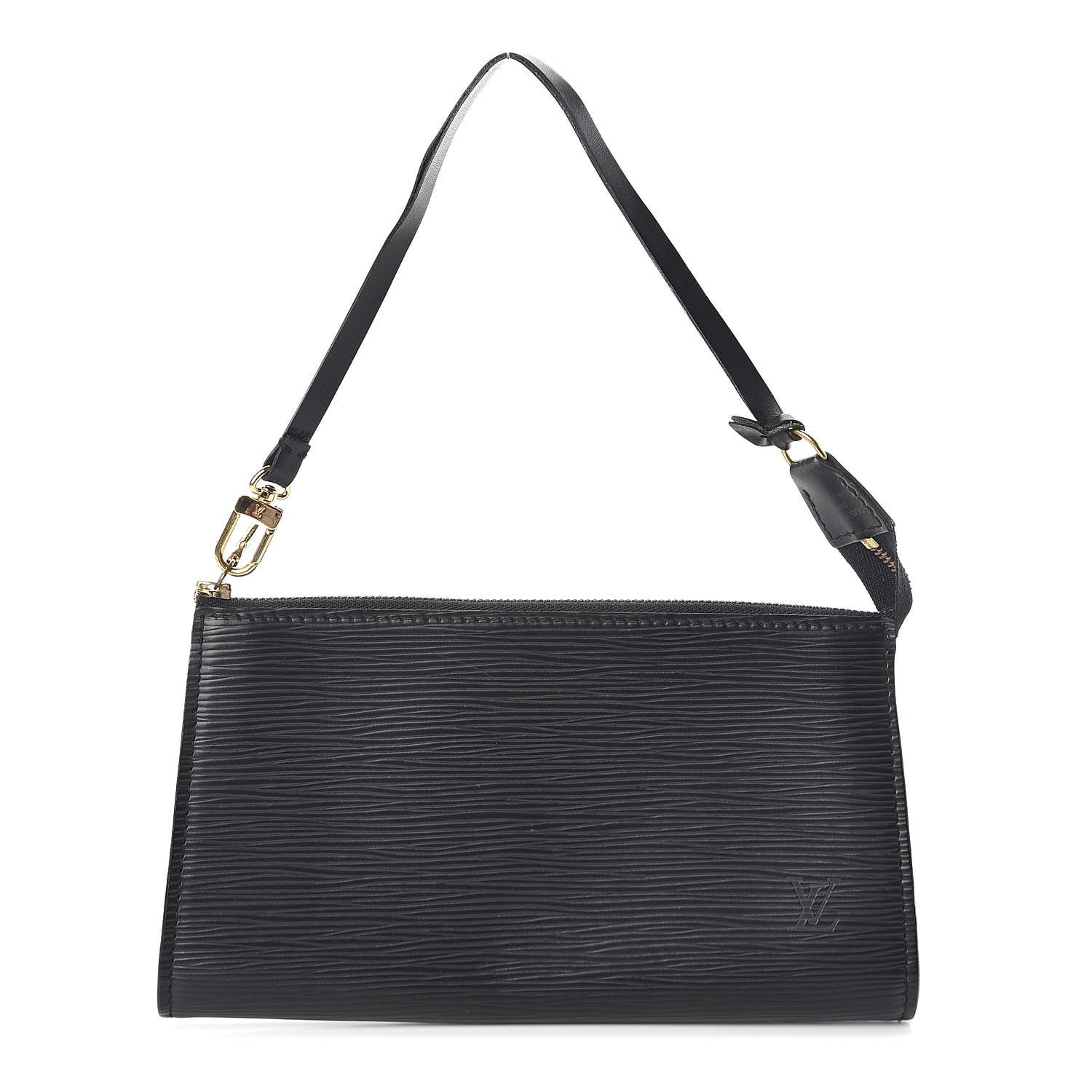 Louis Vuitton Epi Pochette Accessories 24 Black 1 of 10