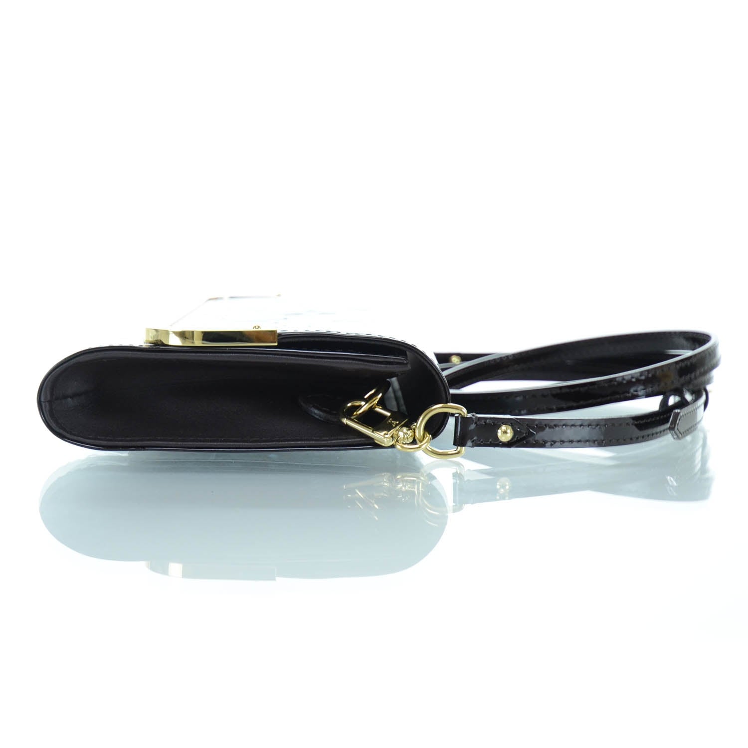 Louis Vuitton Vernis Rossmore PM Amarante 7 of 10