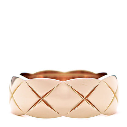 Chanel 18K Beige Gold Small Coco Crush Ring 47 4 1 of 6