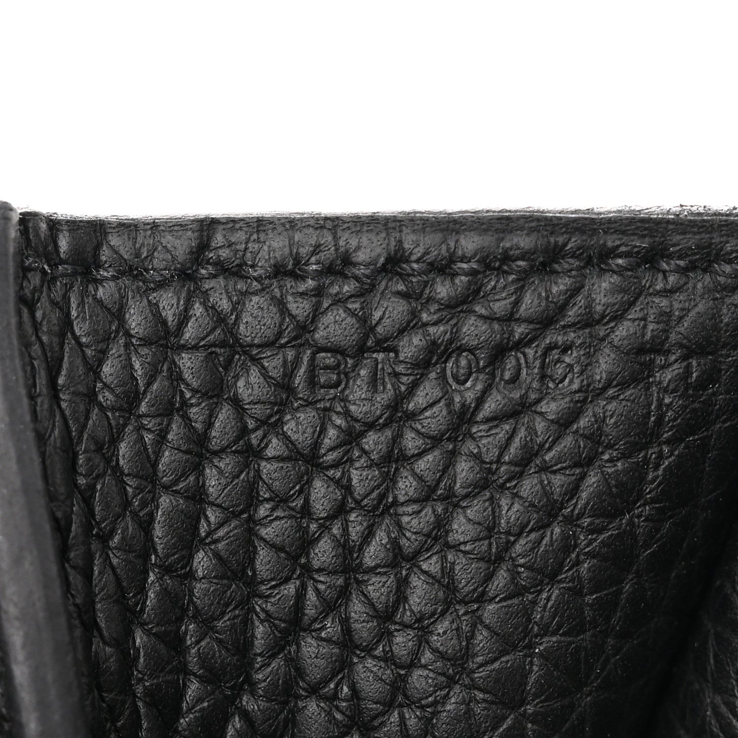 Hermes Taurillon Clemence Halzan 31 GM Black 7 of 10
