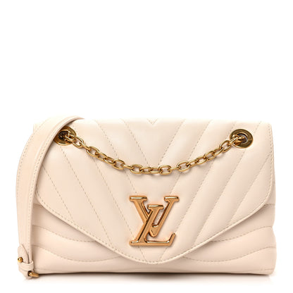 Louis Vuitton Calfskin LV New Wave Chain Bag Ivory 1 of 8