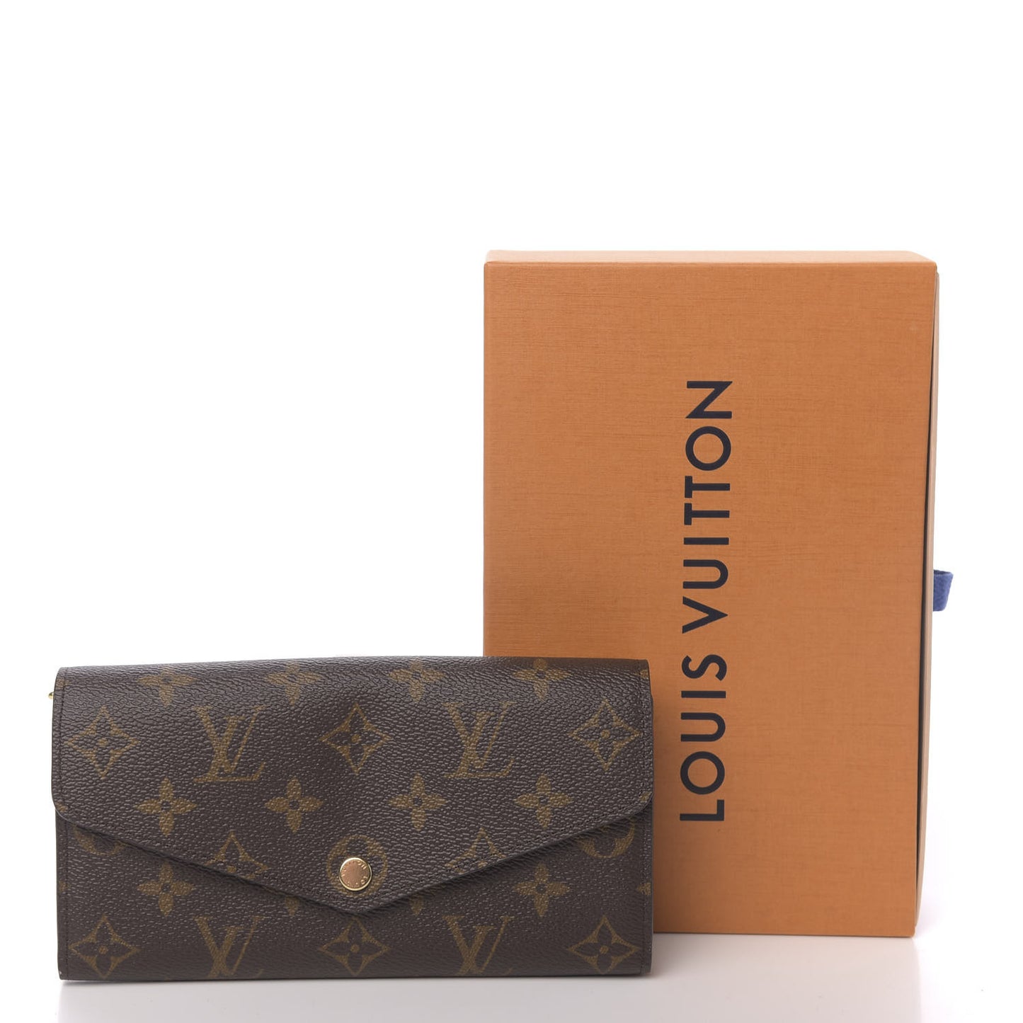 Monogram Sarah Wallet NM Coquelicot