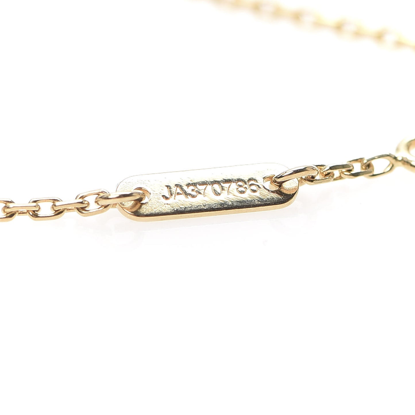 18K Yellow Gold Mother of Pearl Sweet Alhambra Butterfly Bracelet