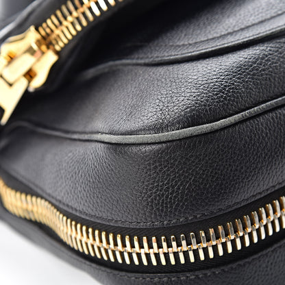 Tom Ford Grained Calfskin Medium Jennifer Crossbody Bag Black 10 of 17