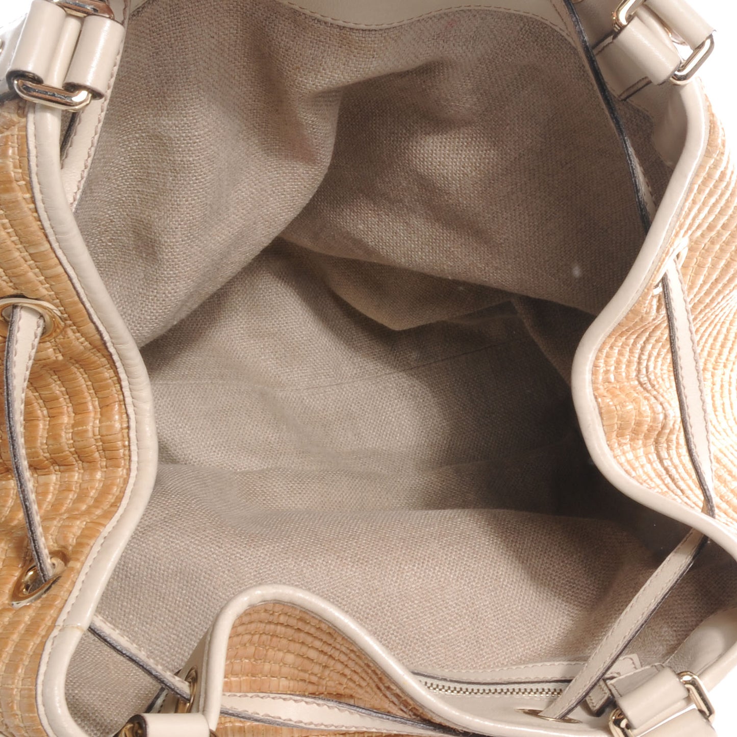 Straw Peggy Braided Handles Tote
