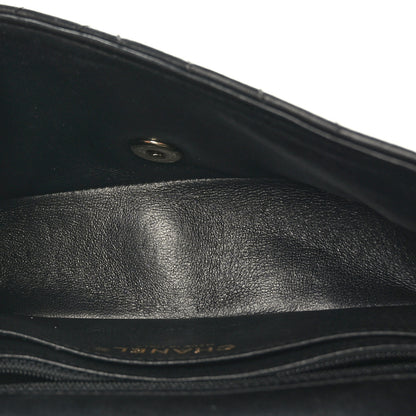 Chanel Lambskin Chevron Quilted Mini Rectangular Flap Black 5 of 9