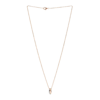 Cartier 18K Pink Yellow White Gold Baby Trinity Pendant Necklace 3 of 6