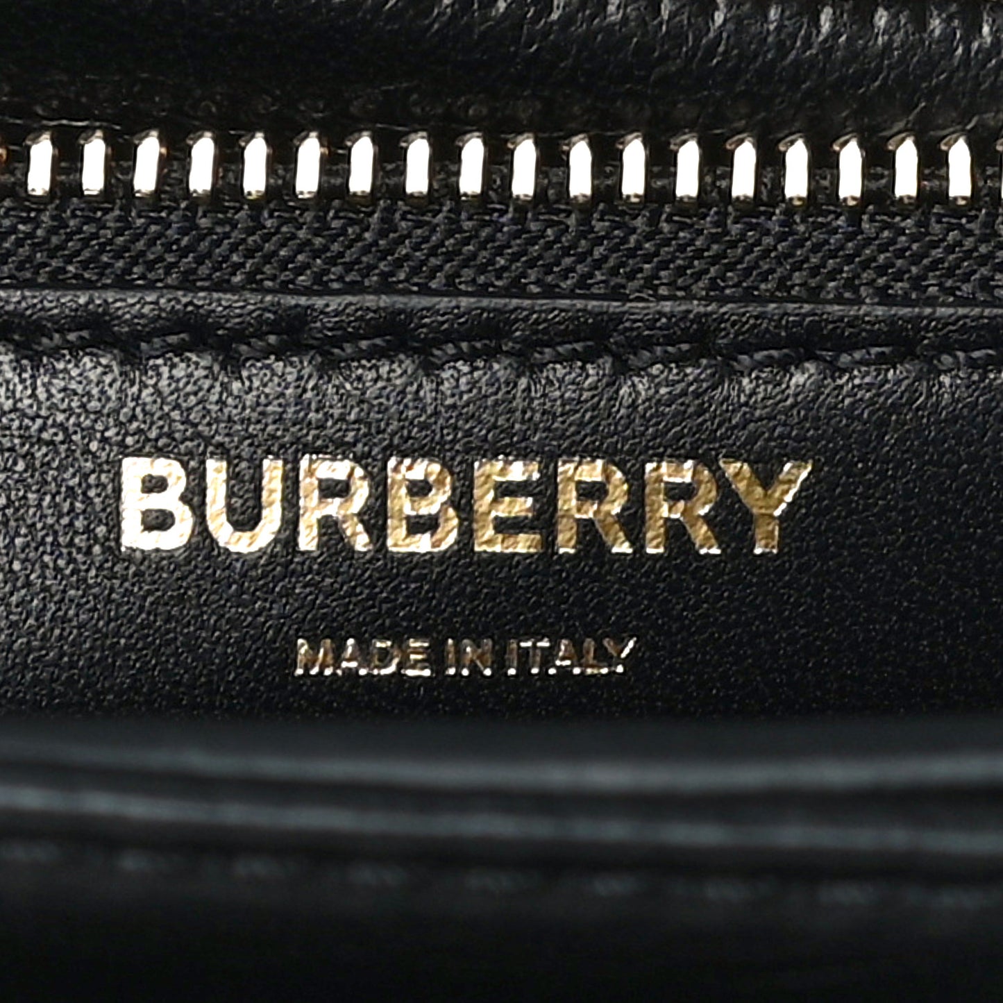 Calfskin Monogram Embossed Small TB Chain Bag Black
