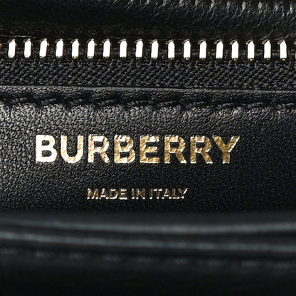 Burberry Calfskin Monogram Embossed Small TB Chain Bag Black 8 of 13
