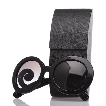 Prada Baroque Sunglasses SPR 27N Black 7 of 7