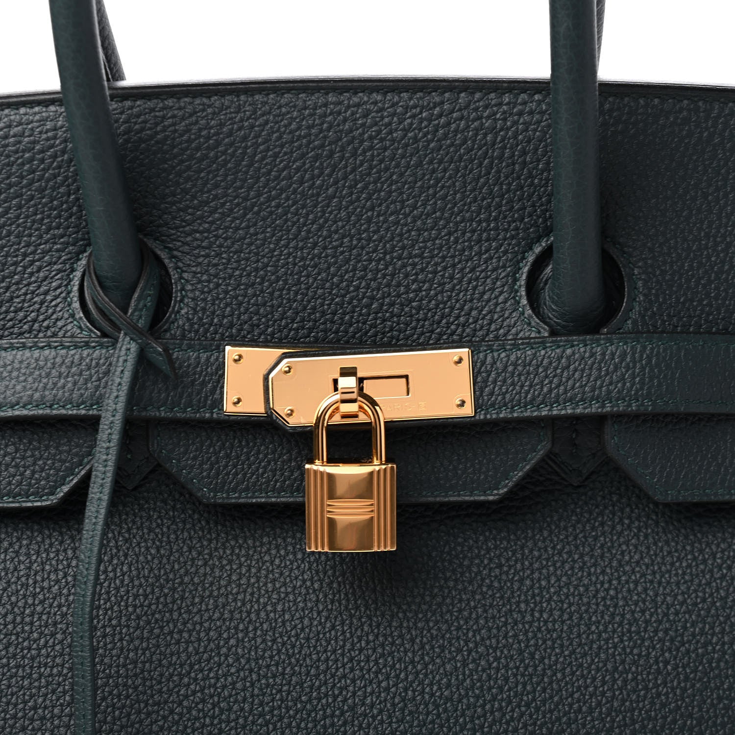 Hermes Togo Birkin 35 Vert Cypress 10 of 11