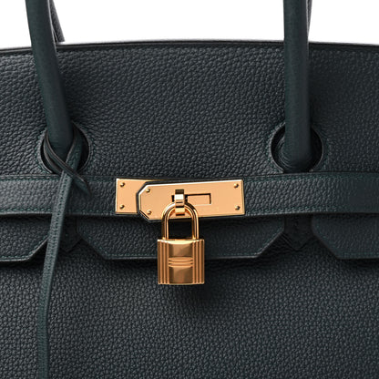 Hermes Togo Birkin 35 Vert Cypress 10 of 11