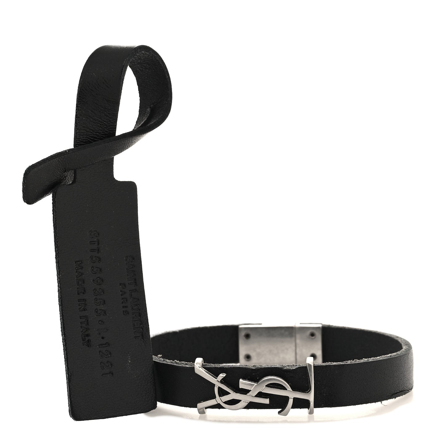 Calfskin Opyum Bracelet L Black
