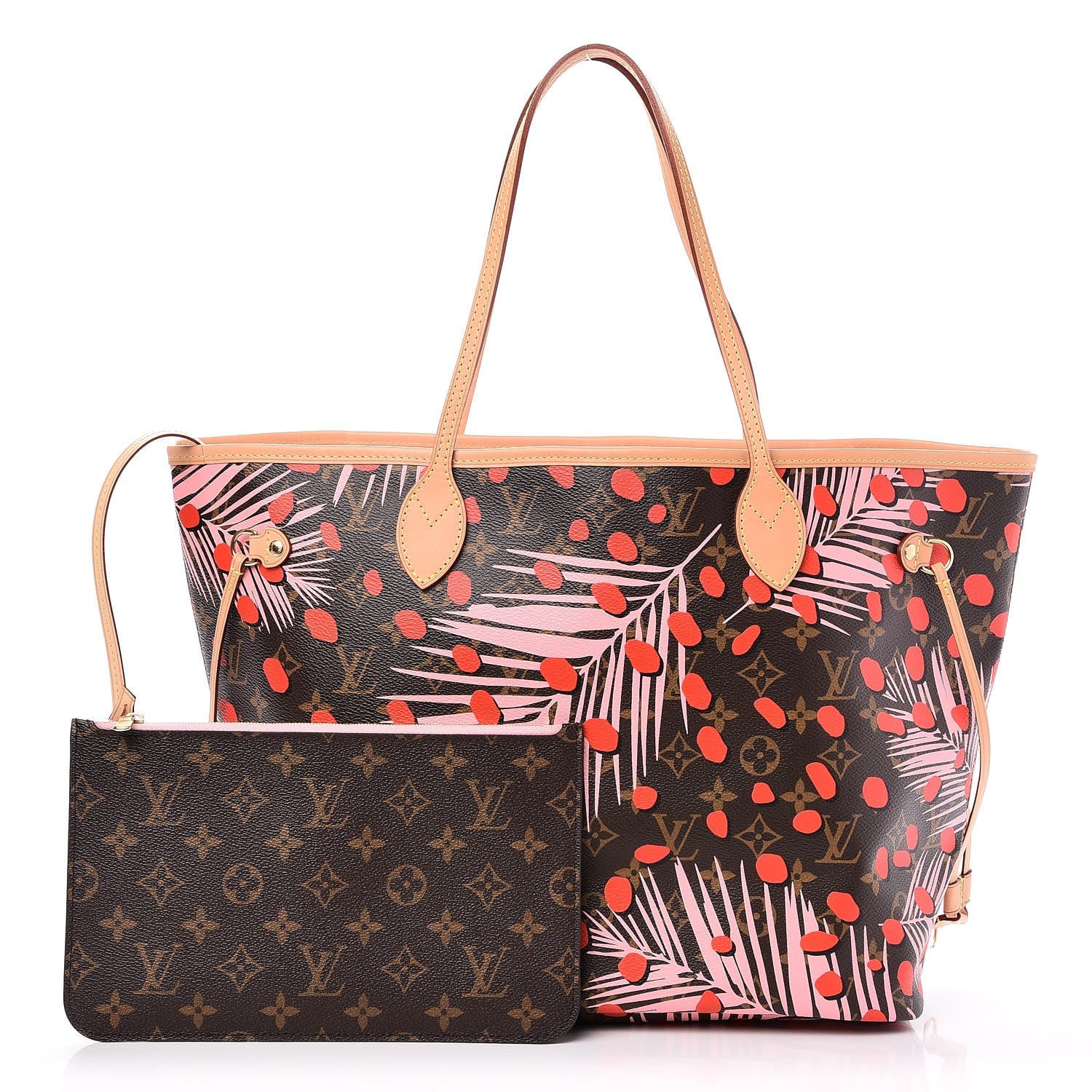 Louis Vuitton Monogram Jungle Dots Neo Neverfull MM Sugar Pink Poppy 1 of 7