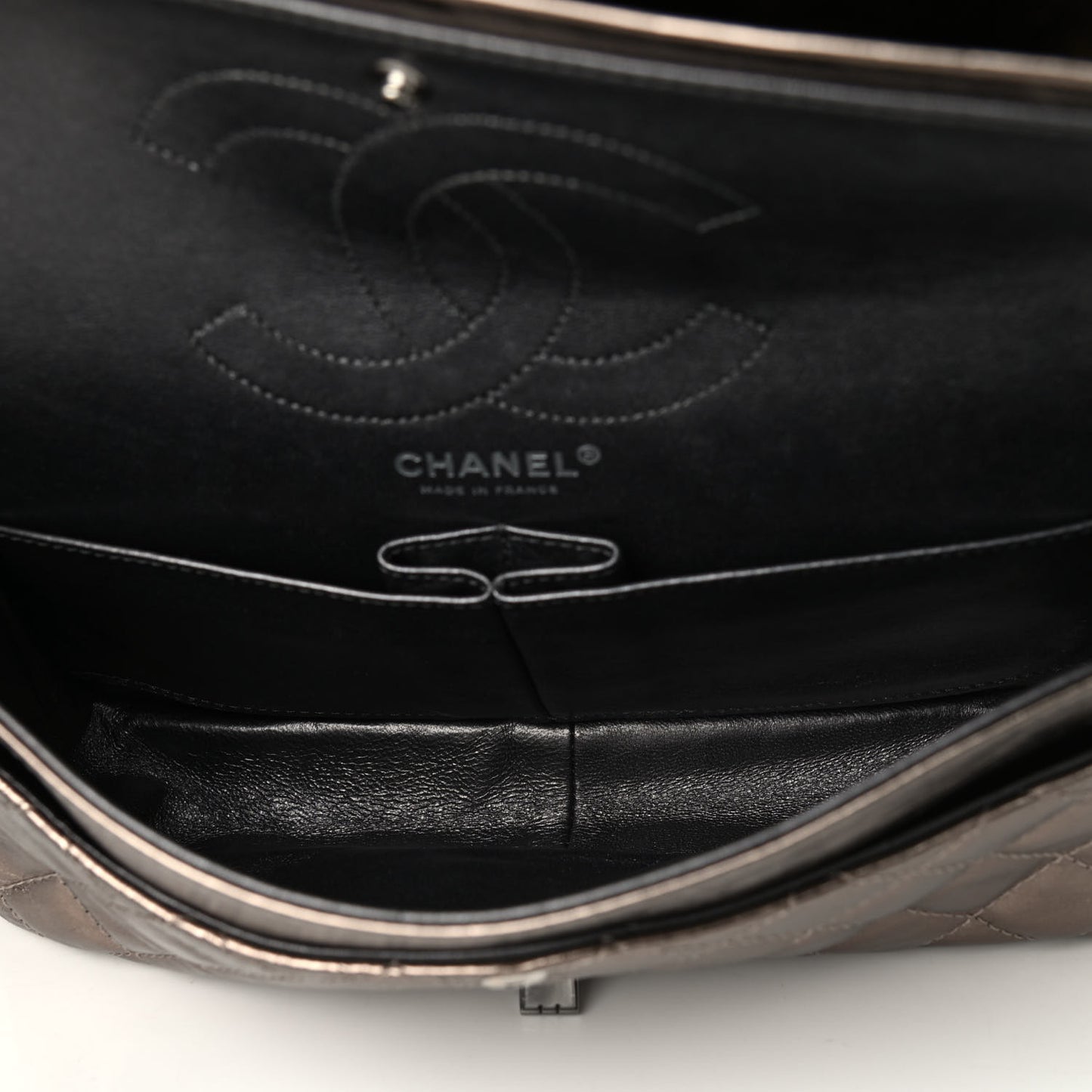 Metallic Aged Calfskin Quilted 2.55 Reissue 226 Flap Pewter