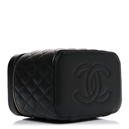Chanel Caviar Quilted Large Vanity Pouch Black 5 of 13