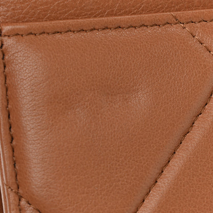 Chanel Lambskin Quilted Chanel 19 Wallet On Chain WOC Brown 12 of 14