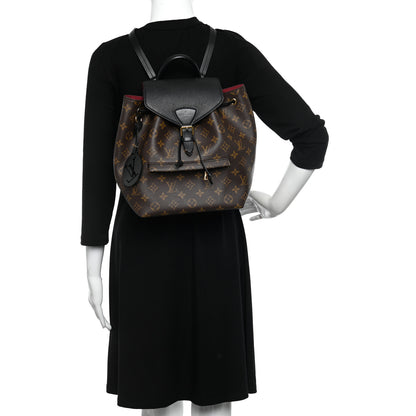 Louis Vuitton Monogram Montsouris PM Black 2 of 9