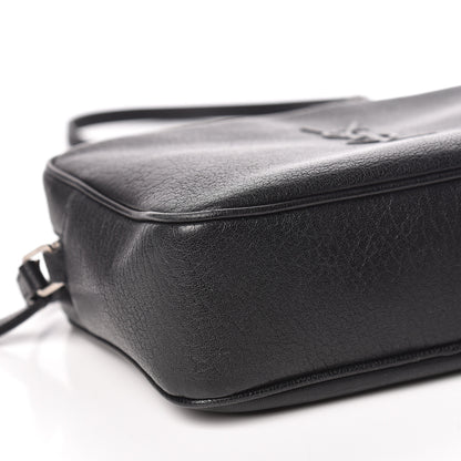Saint Laurent Lambskin Monogram Small Lou Camera Bag Black 8 of 10