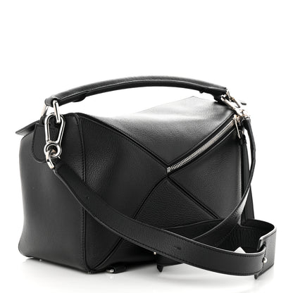 Loewe Calfskin Medium Puzzle Bag Black 3 of 10