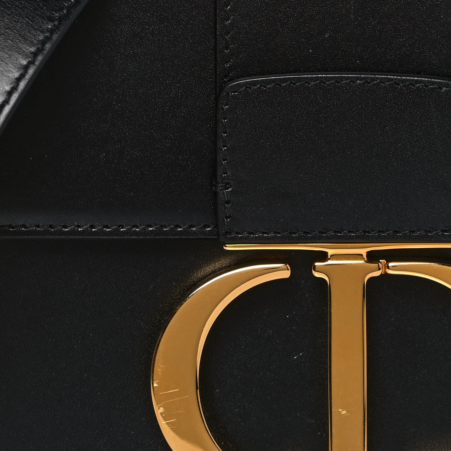 Christian Dior Box Calfskin 30 Montaigne Box Bag Black 6 of 15