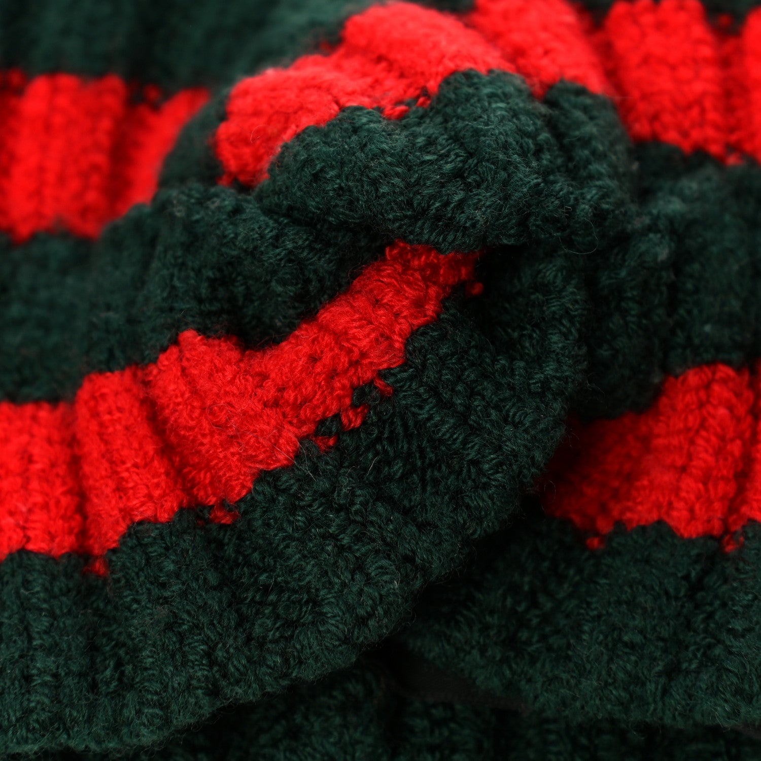 Gucci Wool Web Headband M Green Red 6 of 6
