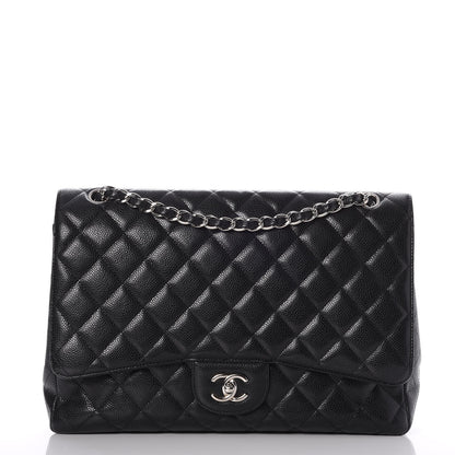 Chanel Caviar Quilted Maxi Single Flap Black 1 of 8