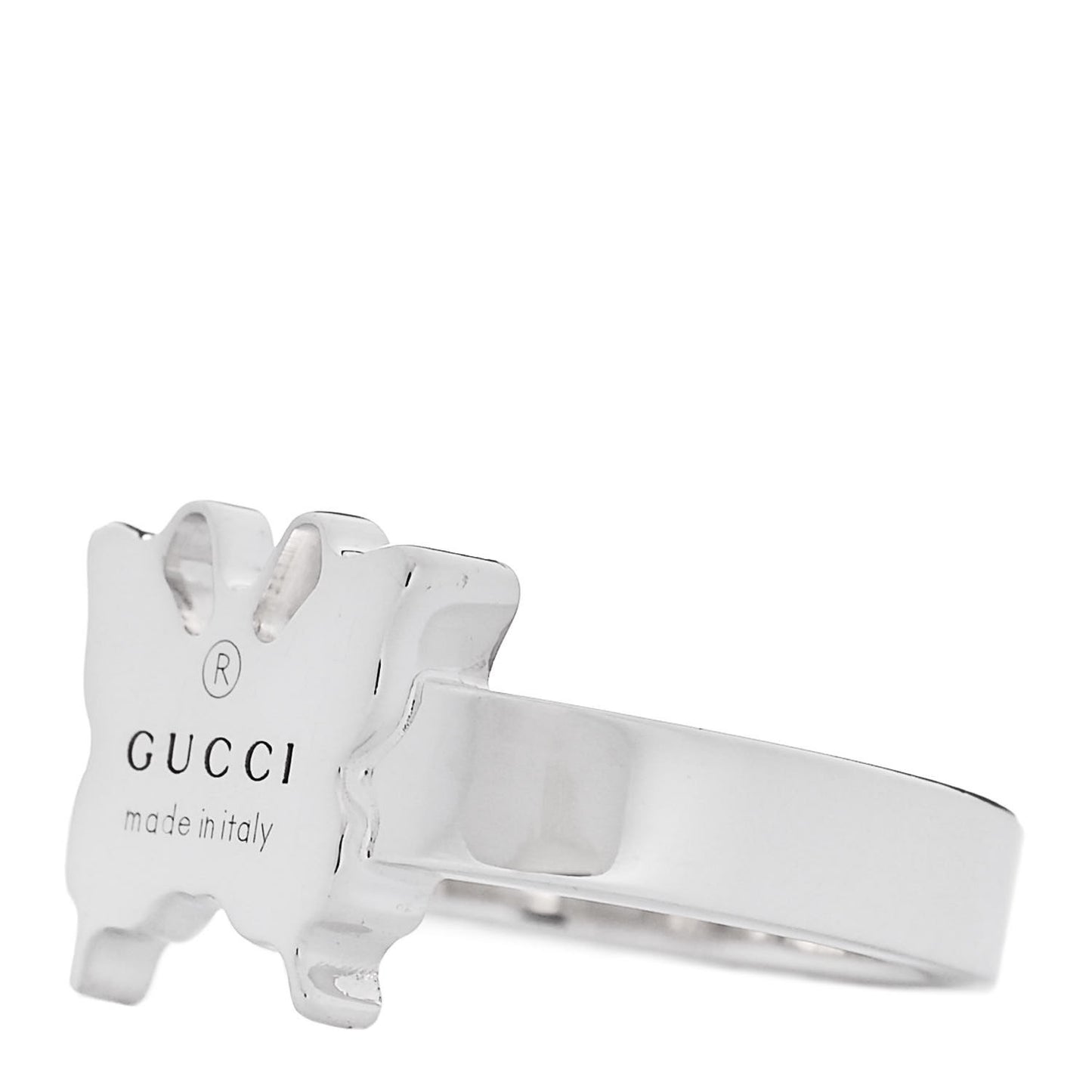 Sterling Silver Butterfly Band Ring 51 5.75