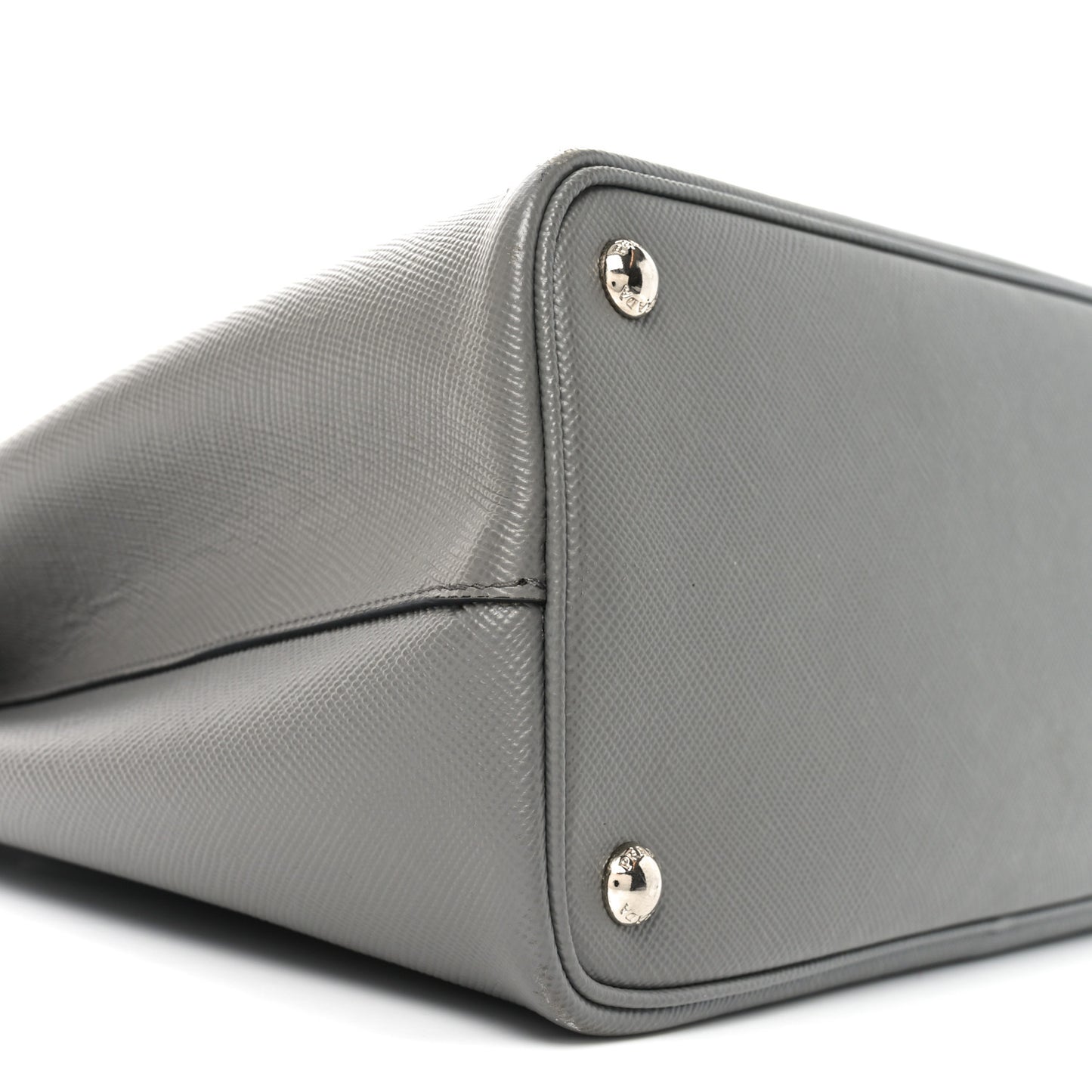 Saffiano Cuir Small Double Bag Marmo