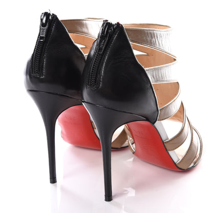 Christian Louboutin Kid Beauty K 100 Cage Sandals 36.5 Beige 4 of 7