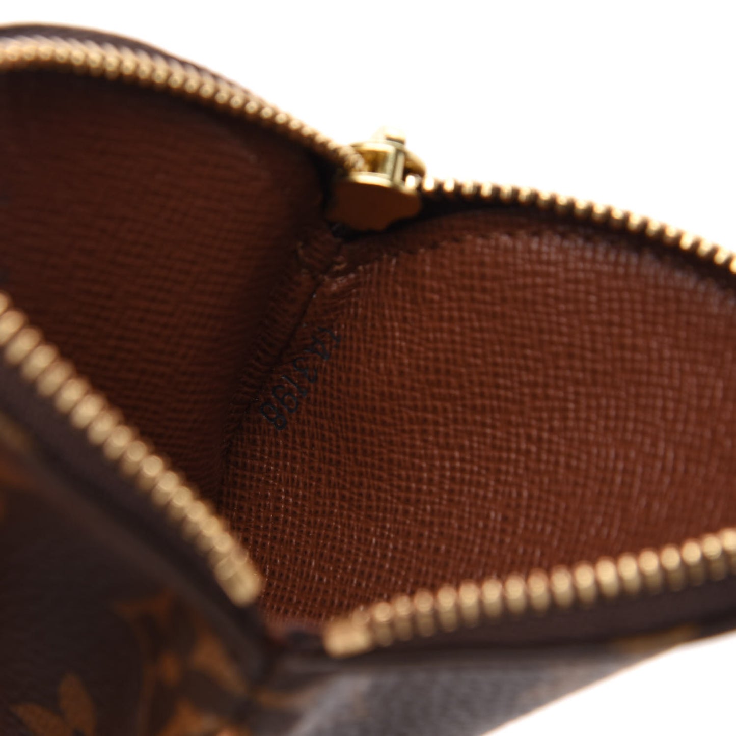 Monogram Round Coin Purse