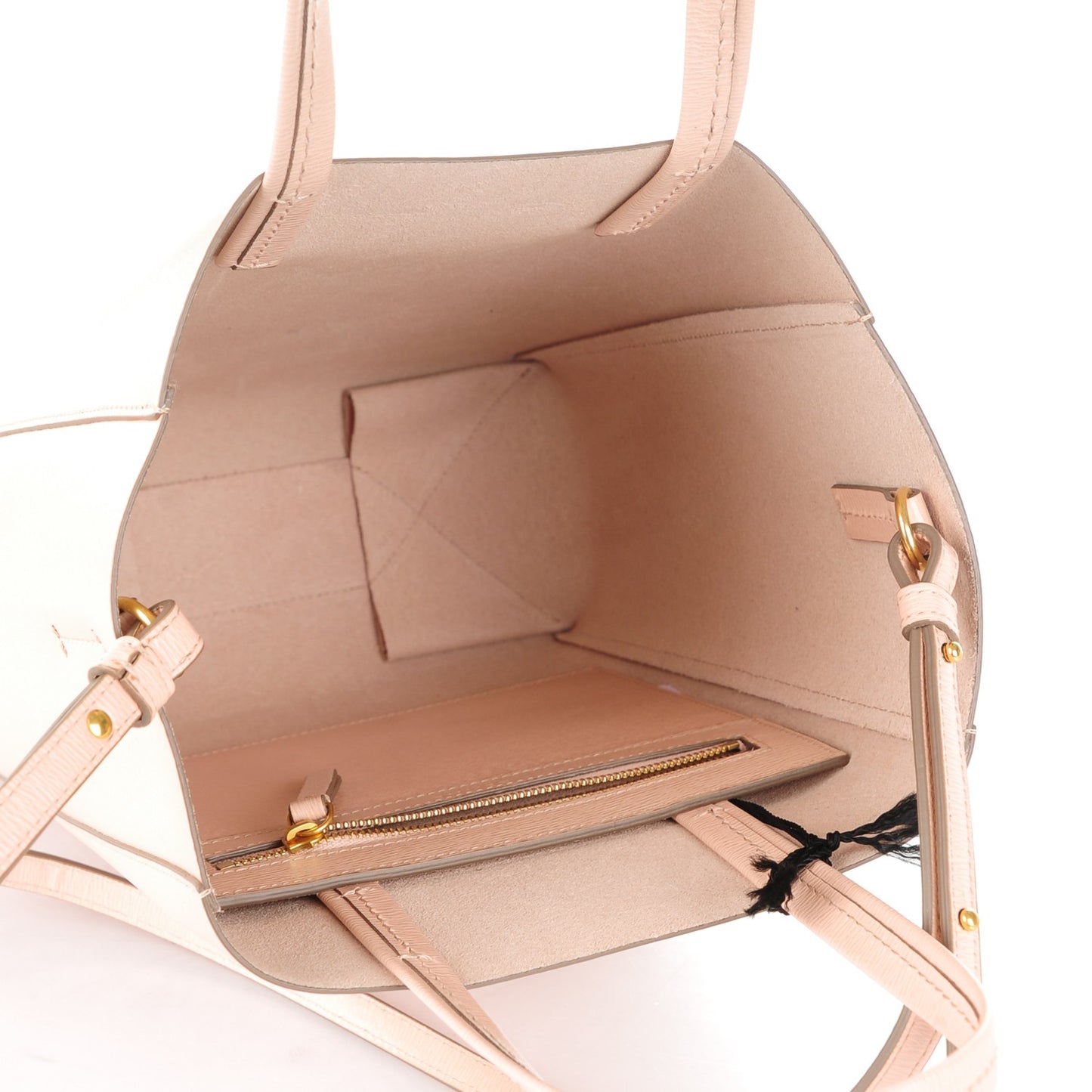 Liege Calfskin Small Vertical Cabas Blush