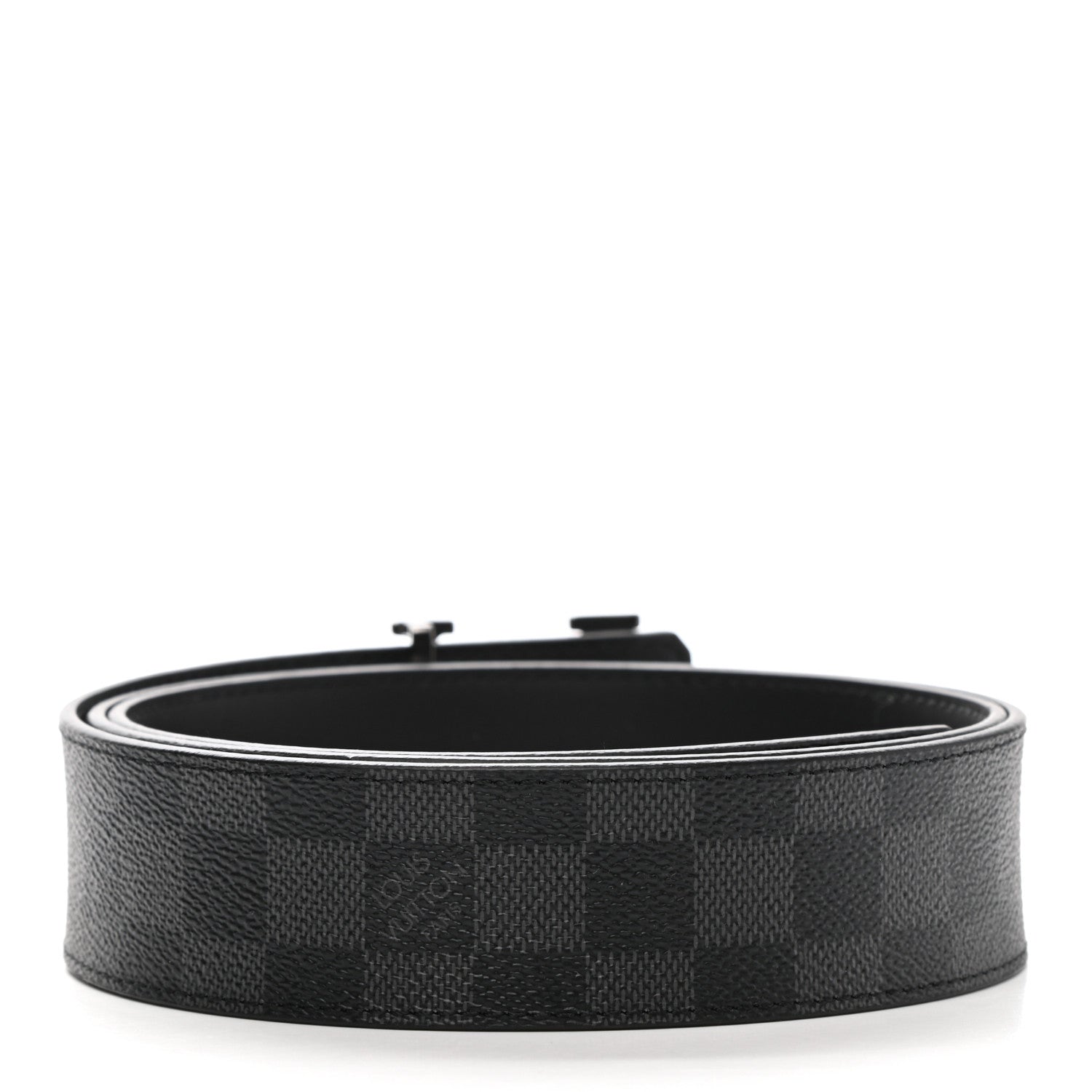 Louis Vuitton Damier Graphite Calfskin 40mm LV Initiales Reversible Belt 105 42 2 of 5