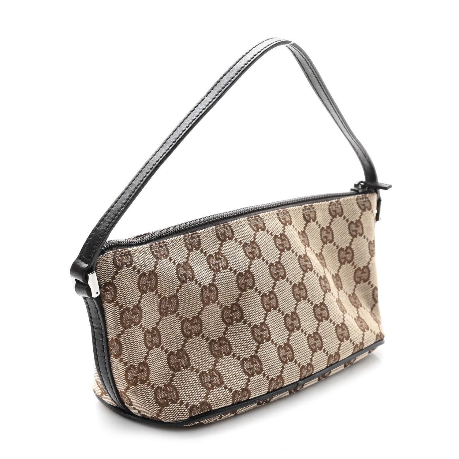 Gucci Monogram Boat Pochette Brown 3 of 11
