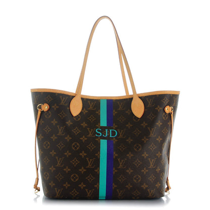 Louis Vuitton Monogram My LV Heritage Neverfull MM Vert Clair Violet 1 of 8