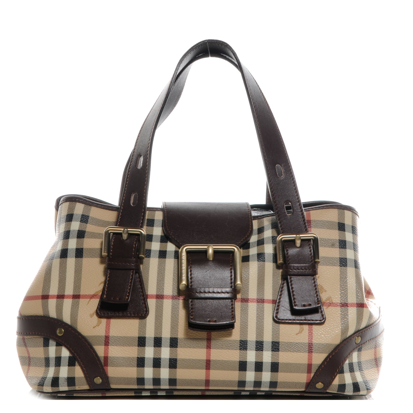 Haymarket Check Buckle Satchel